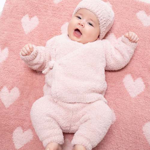 Chenille - Blush Kimono Take Me Home 3 Piece Set – Angel Dear