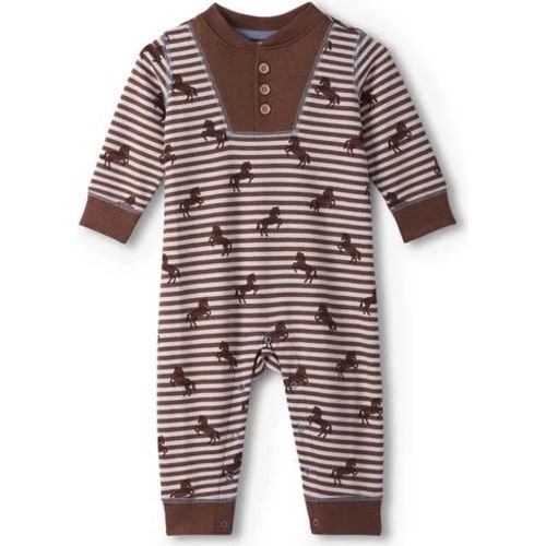 Ranch Horses Henley Romper