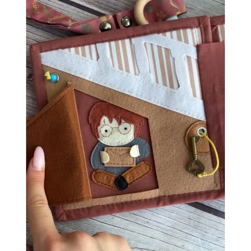 Harry Potter Felt Quiet Book | Handmade Sensory Toy