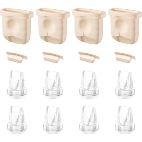 16pcs Replacement Duckbill Valve Diaparagm Spout Cap for eufy Breast Pump
