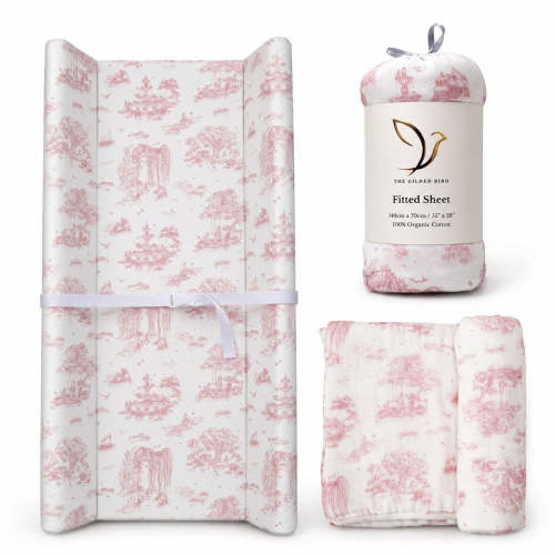 Spring Toile Pink Nursery Bundle