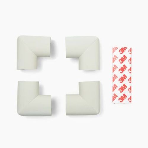 Regalo Home Safety Gray Corner Cushion Large - 4pk