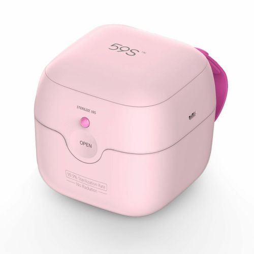 Brand New 59S UVC LED Mini Sterilizer Box - Pink - Kills 99.9% Germs