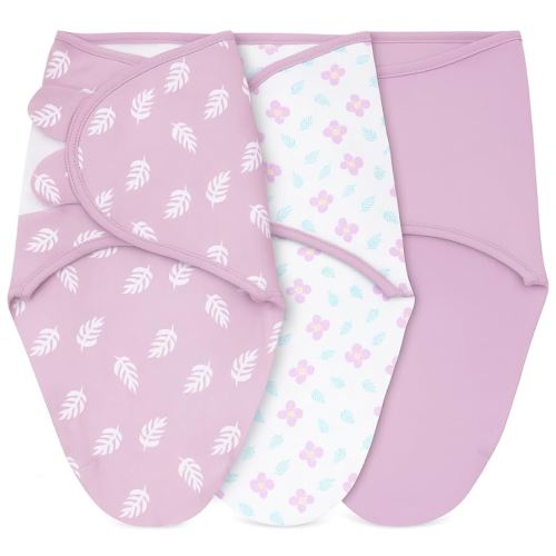 Bublo Baby Swaddles for Newborns – 3-Pack Infant Swaddles 0-3 Months – Adjustable Swaddle Sleep Sack – Soft Organic Cotton Baby Wrap for Safe & Cozy Sleep