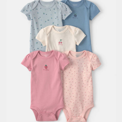 Baby Girl 5-Pack Fruit Multipack Bodysuits | Carter’s Oshkosh Canada