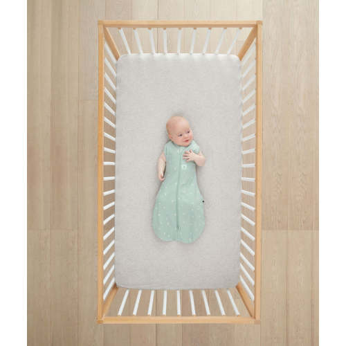 Organic Fitted Sheet Grey Marle (Bassinet, Cot) – ergoPouch AU