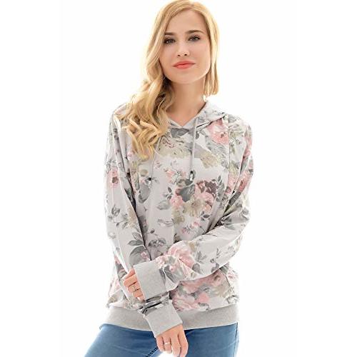 Bearsland Women's Maternity Sporty Hoodie Breastfeeding Shirt Nursing Sweatshirt with Pockets