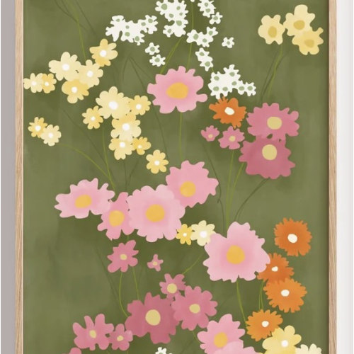 Wildflower Set by Elena Ristova Art Print