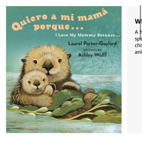 Quiero a mi Mama Porque (I Love my Mommy Because Eng/Span ed)