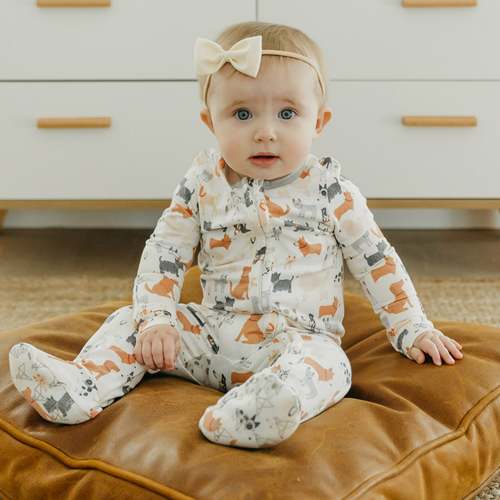Zip-Up Footie Pajama - Rufus - 3-6 Months