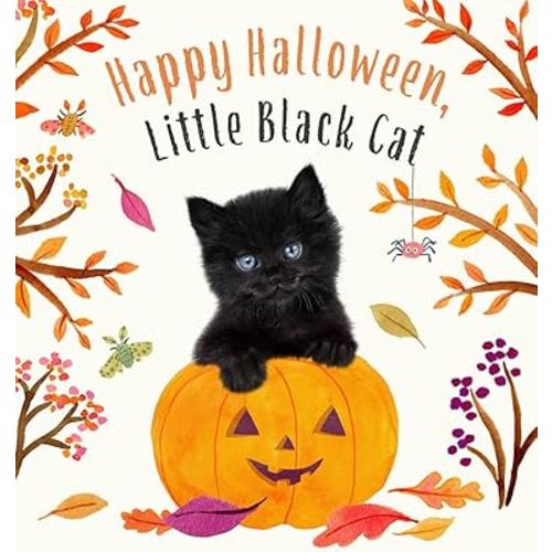 Happy Halloween, Little Black Cat: A Board Book (Baby Animal Tales)