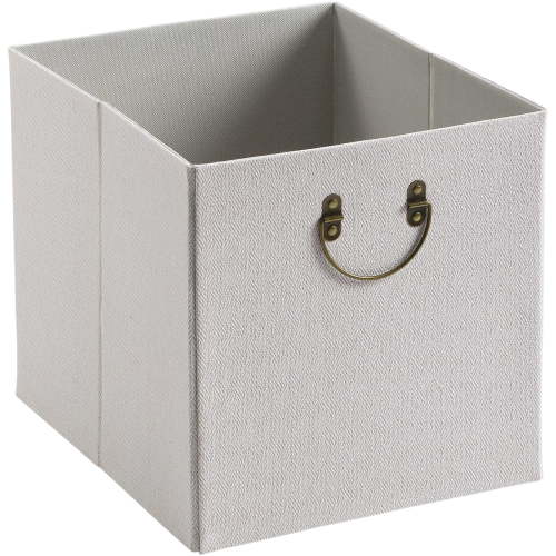 Better Homes & Gardens Fabric Cube Storage Bin (12.75" x 12.75") - Cross Hatch