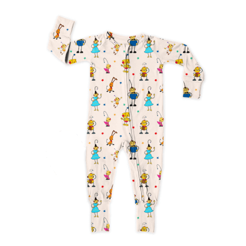 Playtime Pals Dreamland Long Sleeve Sleeper Bamboo - PRE ORDER – Made of Dreams