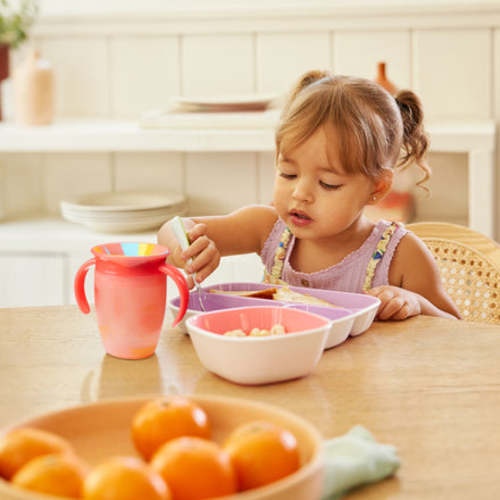 Miracle® 360° Tropical Swirl Trainer Cup, 7oz | Baby Drinkware | Munchkin