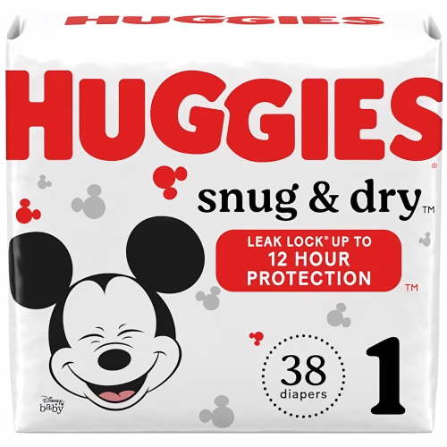 Huggies Snug & Dry Diapers Size 1 (Pack of 4)