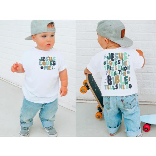 Jesus Loves Me Toddler Shirt, Toddler Easter Shirts, Boy Easter Shirts, Kids Jesus Shirt, Kids Easter Shirts, Boy Shirts, Kids Easter Gift