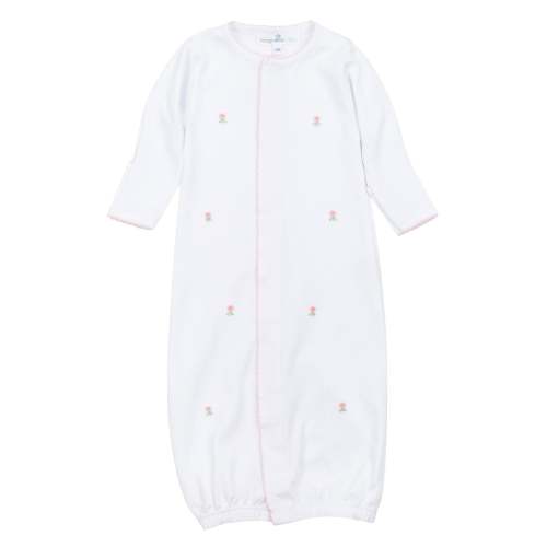 Baby Girl Converter Gown - Peruvian Pima Cotton - Juliette Scattered – Magnolia Baby