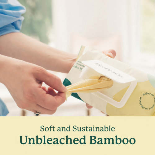 Pack of Unbleached Biodegradable Wipes | 50 ct.
