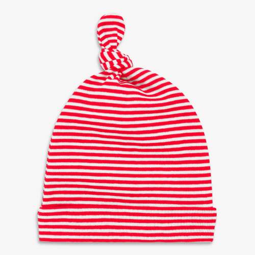 Clearance baby organic hat in mini stripe | Primary.com