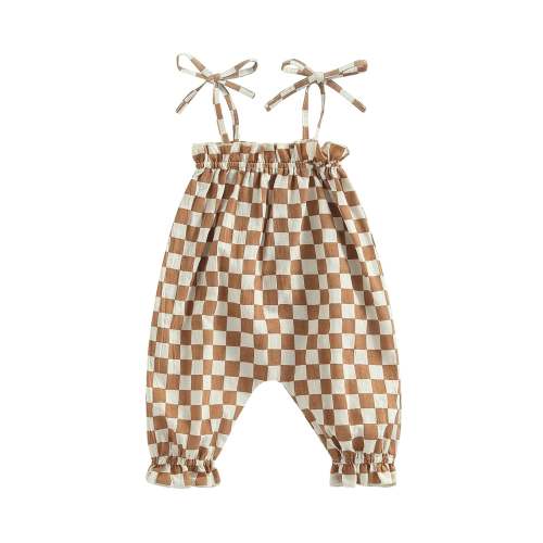 Checkerboard Jumpsuit – The Ollie Bee