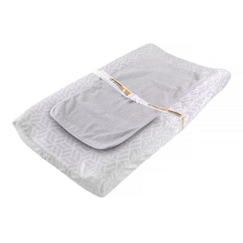 Summer by Ingenuity Essentials Change Pad Kit: Cotton, Solid Pattern, 3-Pack, 32"x16"