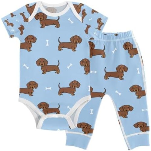 Baby Clothes Set Infant Bodysuits Pants Sets 0-24M For Boys Girls