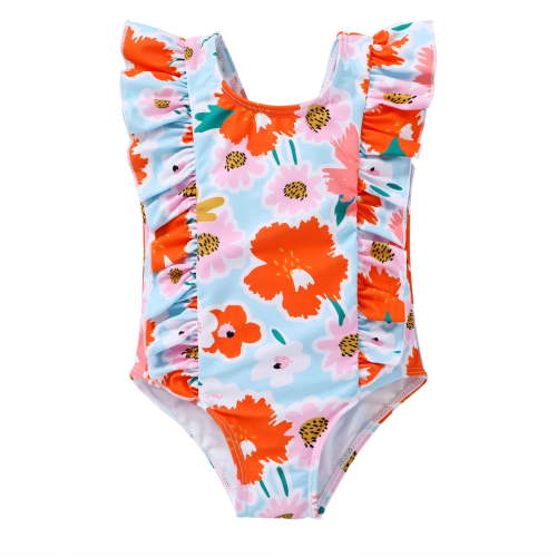 Younger Tree Infant Baby Girl One Piece Swimsuit Toddler Sleeveless Beach Bikini Bathing Swimwear,Size 0 Months-4T