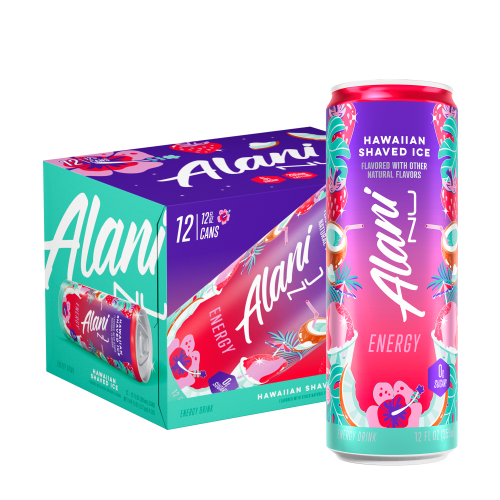 Energy Drink - Hawaiian Shaved Ice - 12oz. (12 Cans)