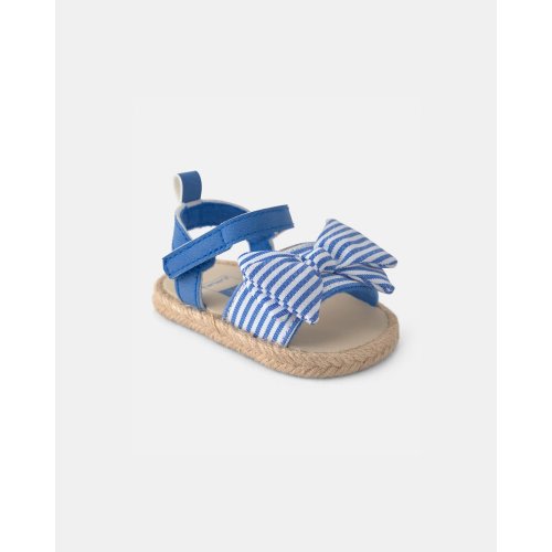 Baby Girl Striped Sandals - Blue | Carter's