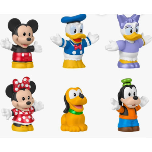 Fisher-Price Little People Disney Mickey & Friends 6-Piece Figure Set for Toddlers & Kids - Walmart.com