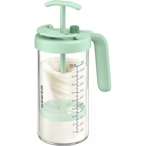Borosilicate Glass Formula Mixing Pitcher – 32oz True Mixing Capacity, Time Dial for Freshness Tracking, Dishwasher-Safe, BPA-Free Lid, Perfect for Breastmilk Pitcher Method & Multi-Baby Feeding