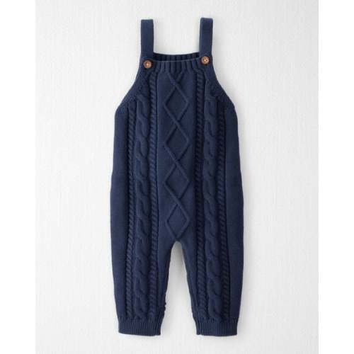 Baby Organic Cotton Cable Knit Overalls - Little Planet | Carter's