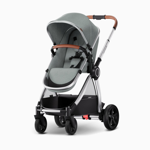 Mompush Ultimate 2 Seat Stroller - Gray