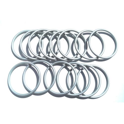 Aluminium sling rings for mexican rebozo