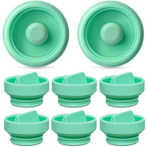 Tbuymax 2pc Diaphragm and 6pc Duckbill Valves Compatible with Elvie Stride Breast Pump Parts, Replace for Elvie Stride Pump Not Original Pump Seals Membrane Accessories