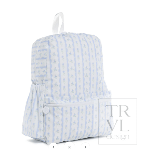 Backpack - Ribbon Floral Blue