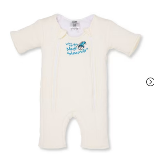Cream Baby Merlin’s Magic Sleepsuit | Soft 100% Cotton Infant Sleepsuit