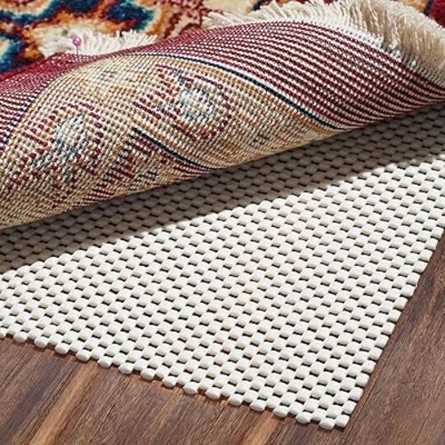 BAGAIL BASICS Non Slip Rug Pad Gripper 8 x 10 Feet Extra Thick Carpet Pads for Area Rugs and Hardwood Floors, Keep Your Rugs Safe and in Place