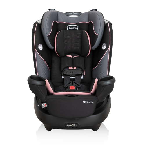 Evenflo Revolve360 Rotational All-In-One Convertible Car Seat, Ainsley Pink
