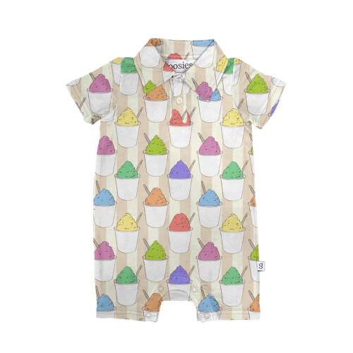 Snowball Polo Romper