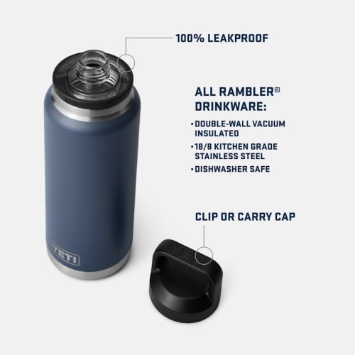 Rambler® 36 oz Water Bottle- Black Forest Green