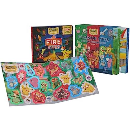 Pokémon Primers Types: Box Set Collection Volume 1: Grass, Fire, and Water