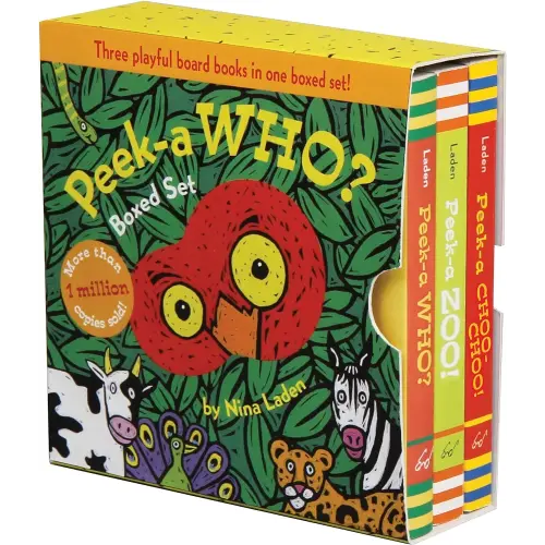 Peek-a Who? Boxed Set: (Children's Animal Books, Board Books for Kids)