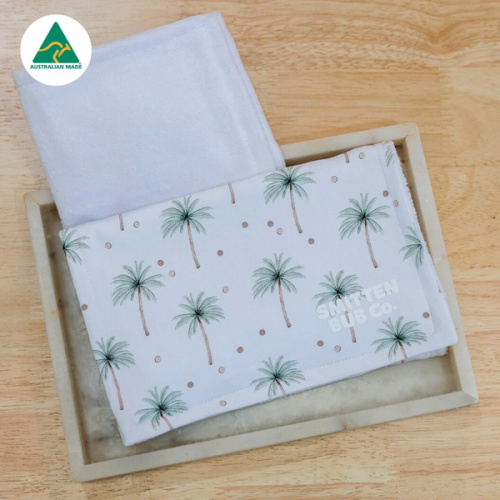 PALMS & COCONUTS | Burp Cloth – Smitten Bub Co.