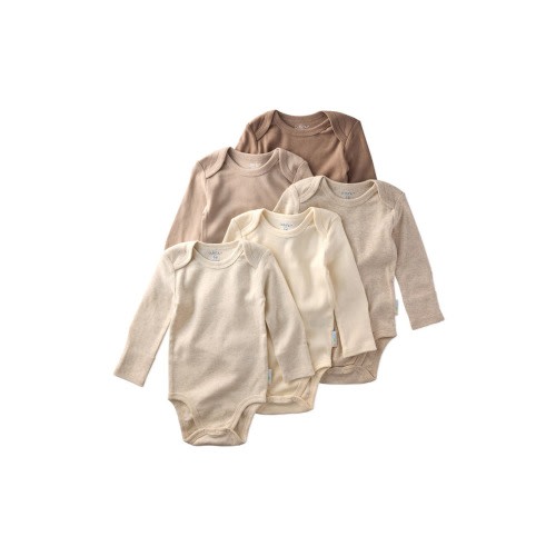Blake Set of 5 Organic Cotton Bodysuits
