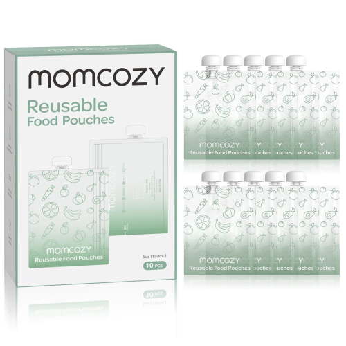 Momcozy Reusable Baby Food Pouches for Toddlers,BPA Free Plastic,Food Safe,Freezer Safe - Walmart.ca