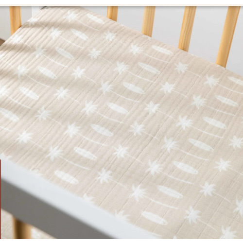 Babyletto Mini Crib Sheet in GOTS Certified Organic Muslin Cotton