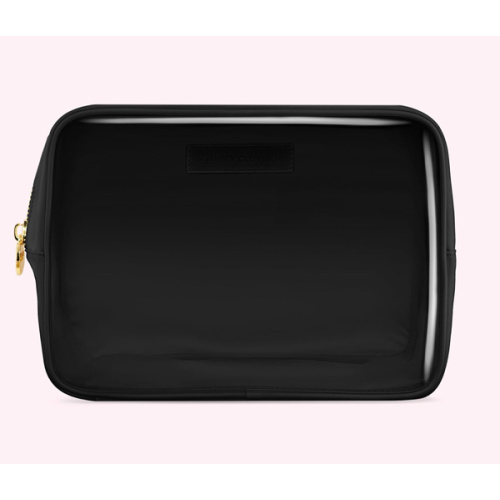 Clear Front Large Pouch - Black/Noir
