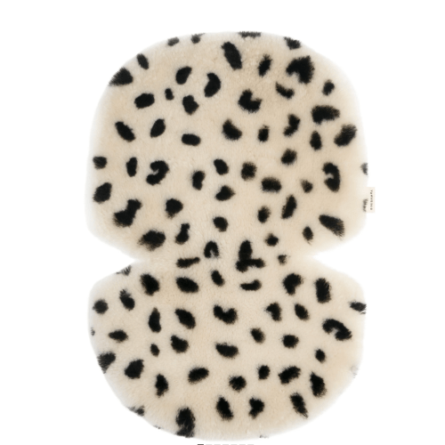 BINIBAMBA Leopard Sheepskin Buggy Liner