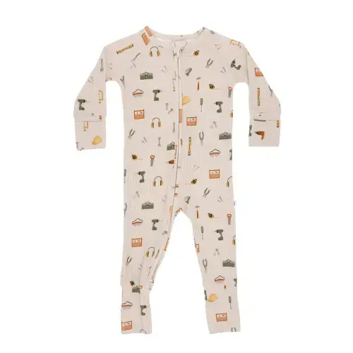 Tool Time Small Ribbed Zip Romper – Brave Little Ones